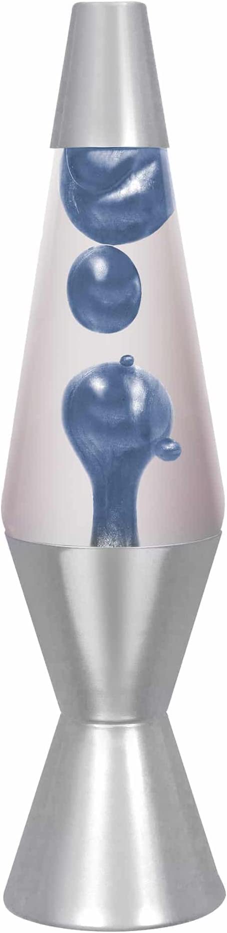Blue Wax Silver Lava Lamp