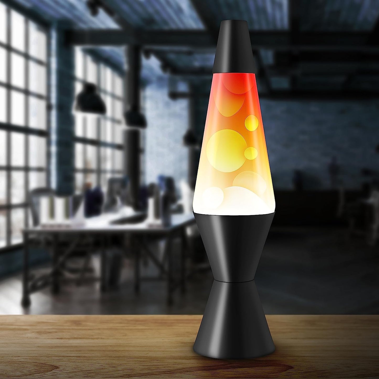 Classic White And Clear Lava Lamp [USA Shipping]