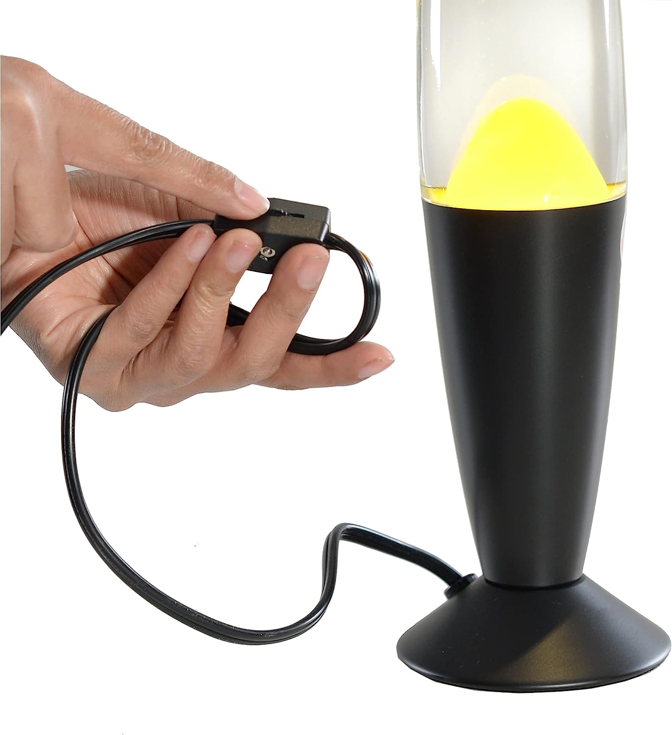 Black & Yellow Cool Lava Lamp [USA Shipping]