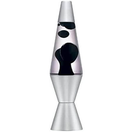 black lava lamp