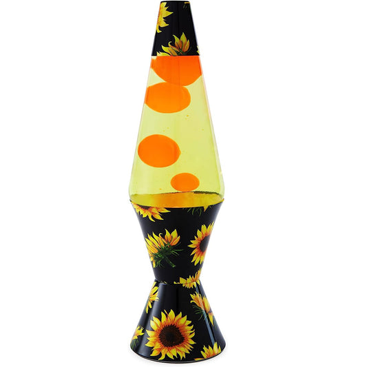 Yellow Sunflower Lava Lamp [USA Shipping]