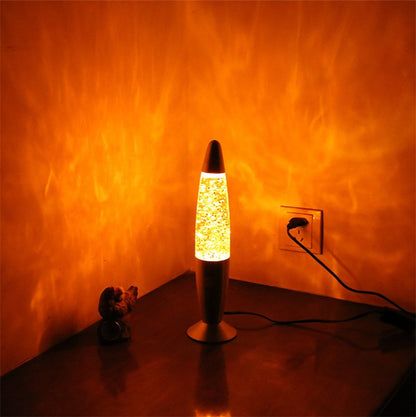 Orange Glittery Lava Lamp