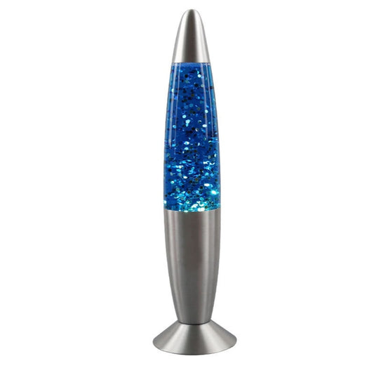 Blue Glittery Lava Lamp