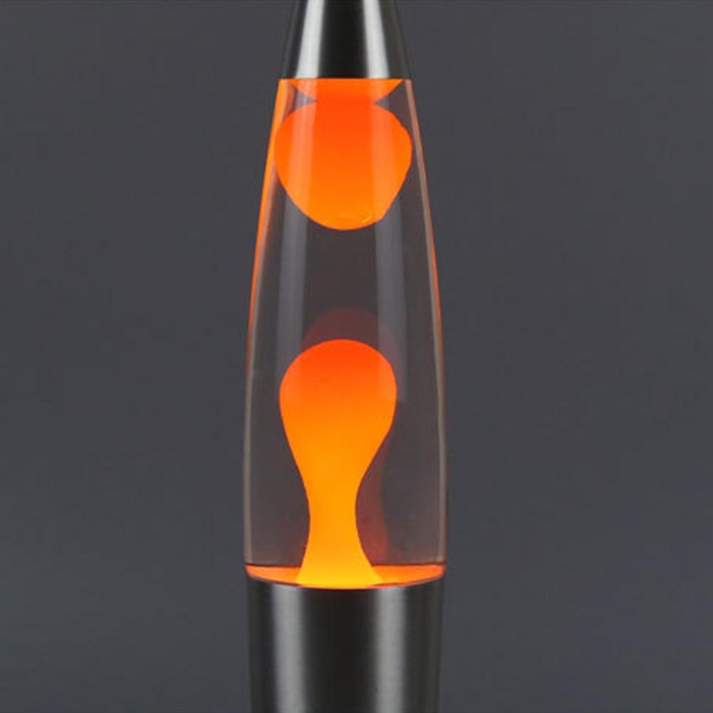 Orange lava outlet lamp